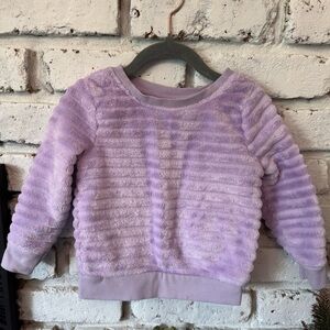 Cat & Jack Purple Fuzzy Sweatshirt